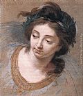 Elisabeth Louise Vigee-Le Brun Woman's Head painting